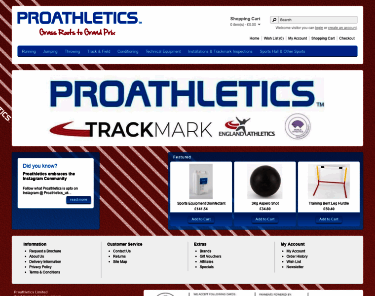 Proathletics.co.uk thumbnail
