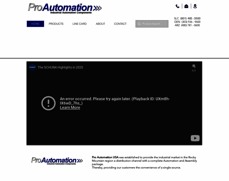 Proautomationusa.com thumbnail