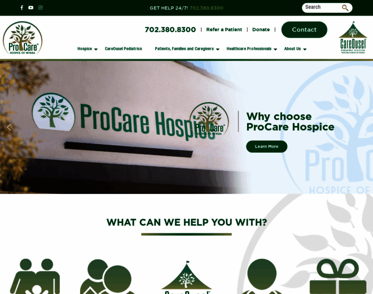 Procarehospice.com thumbnail