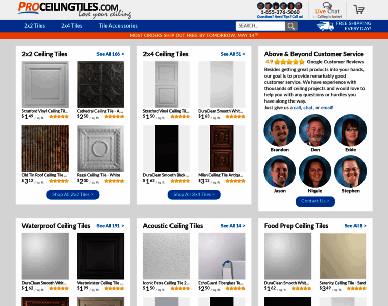 Proceilingtiles.com thumbnail