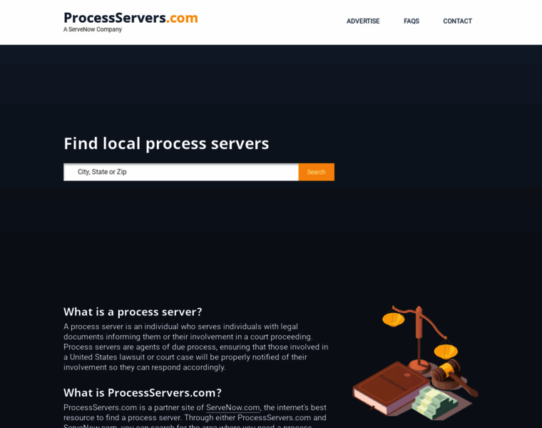 Processservers.com thumbnail