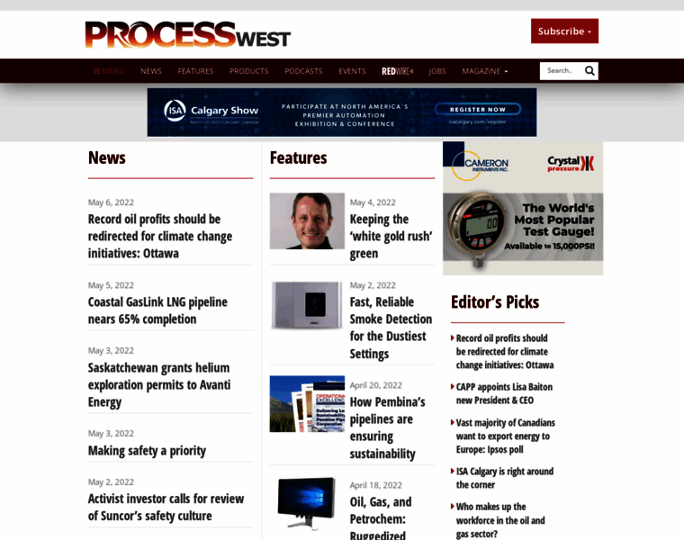 Processwest.ca thumbnail
