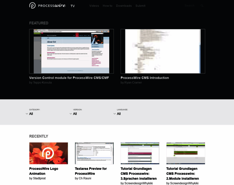 Processwire.tv thumbnail Processwire.tv thumbnail