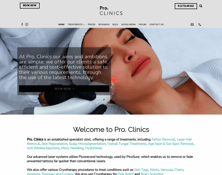 Proclinics.co.uk thumbnail