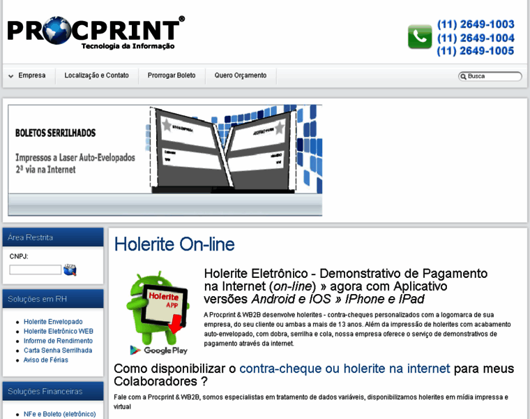 Procprint.com.br thumbnail