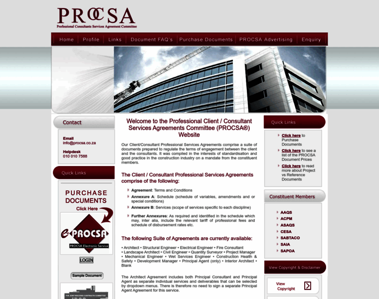 Procsa.co.za thumbnail
