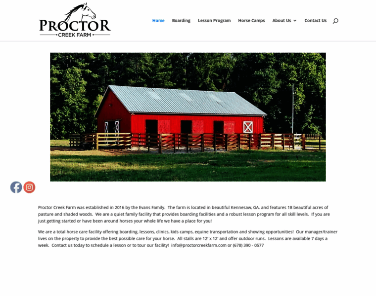 Proctorcreekfarm.com thumbnail