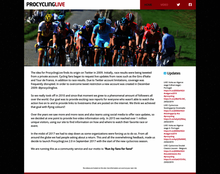 Procyclinglive.com thumbnail