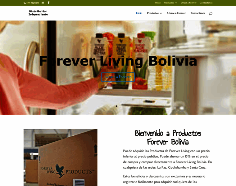 Productosforeverbolivia.com thumbnail
