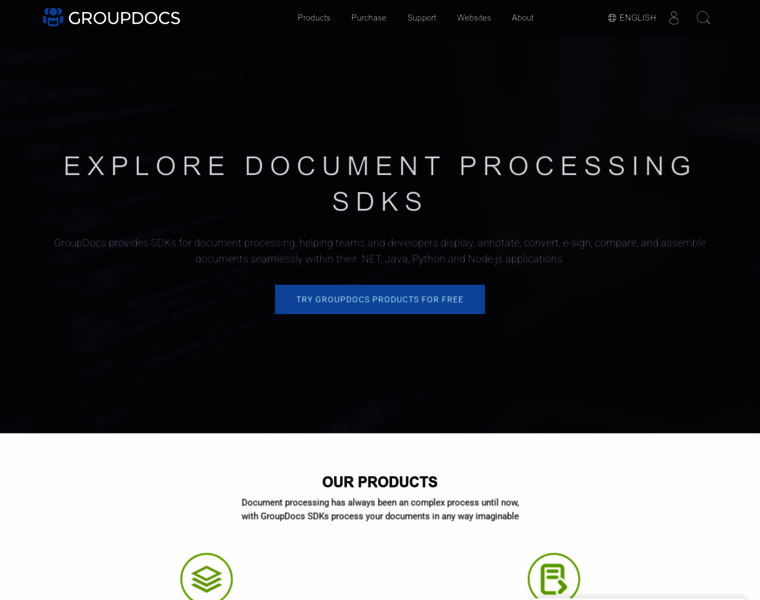 products.groupdocs.com at WI. Document Processing SDKs | GroupDocs