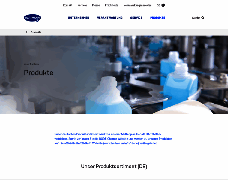 Produktkatalog.bode-chemie.de thumbnail