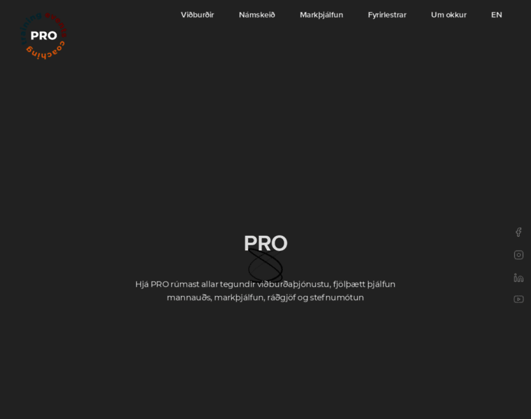 Proevents.is thumbnail