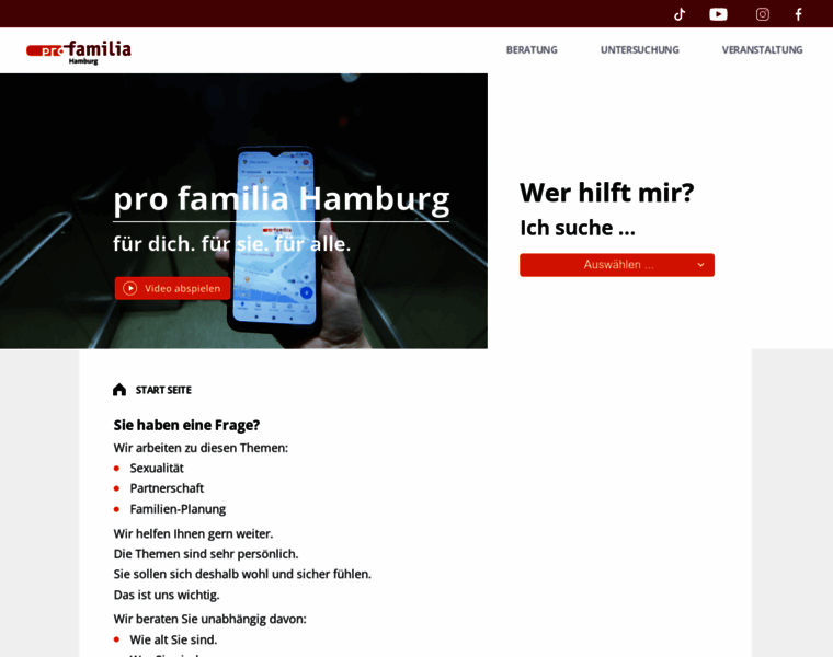 Profamilia-hamburg.de thumbnail