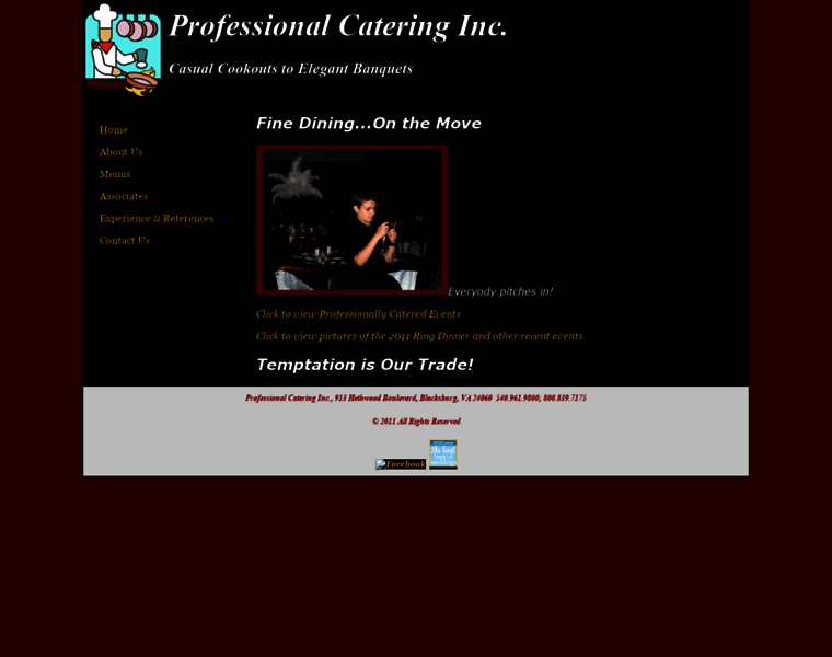 Professionalcateringinc.com thumbnail