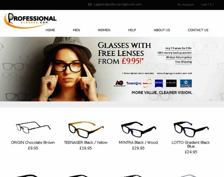 Professionalglasses.com thumbnail