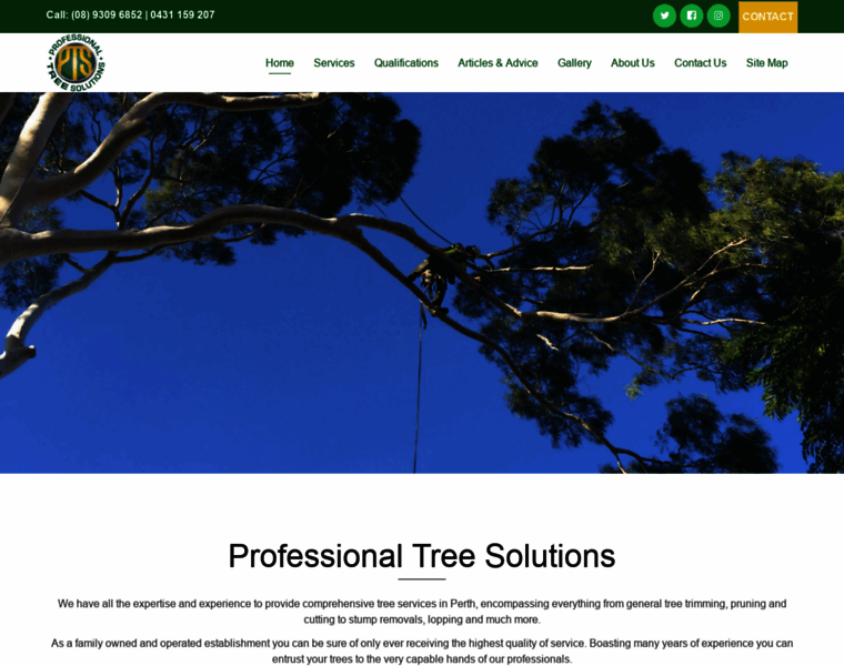 Professionaltreesolutions.com.au thumbnail