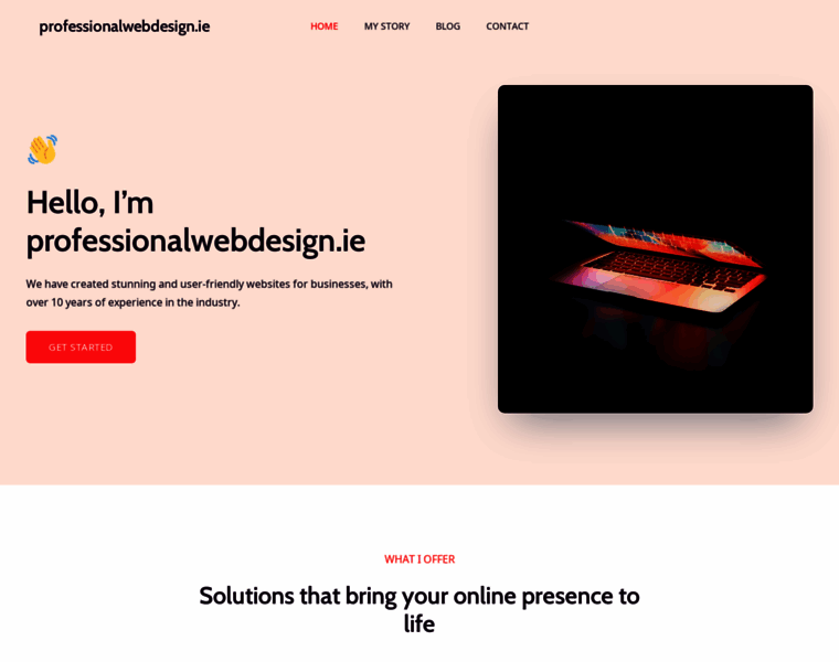 Professionalwebdesign.ie thumbnail
