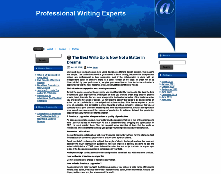 Professionalwritingexperts.com thumbnail