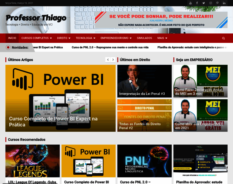 Professorthiago.com.br thumbnail