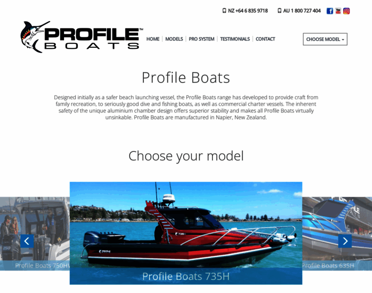 Profileboats.com thumbnail