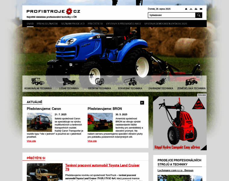 Profistroje.cz thumbnail Profistroje.cz thumbnail