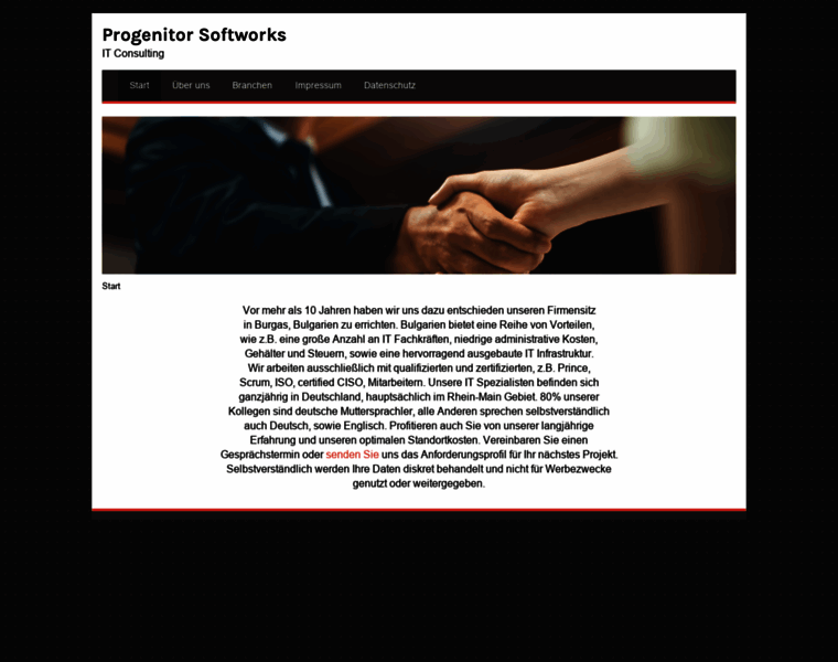 Progenitor-softworks.com thumbnail