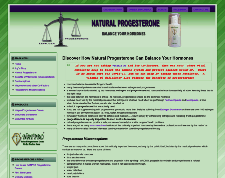 Progesterone-info.com thumbnail
