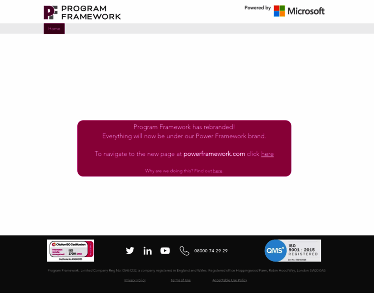 Programframework.com thumbnail Programframework.com thumbnail