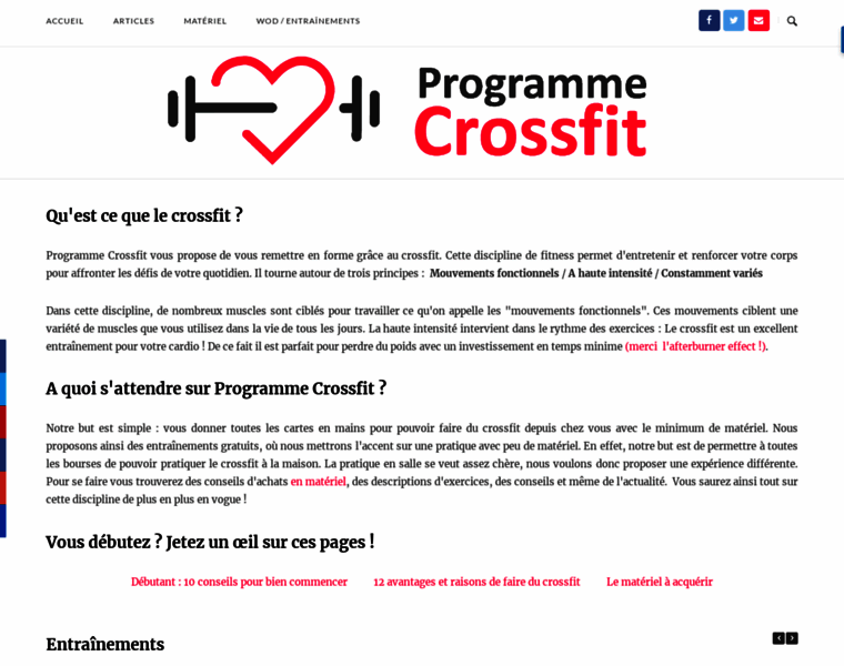 Programmecrossfit.fr thumbnail