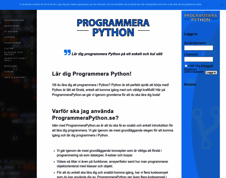 Programmerapython.se thumbnail