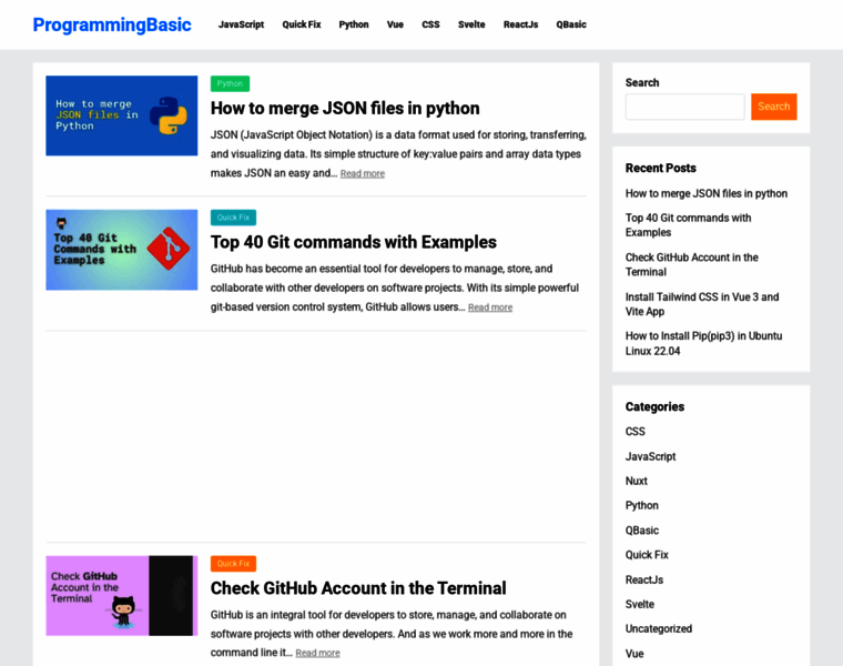 Programmingbasic.com thumbnail