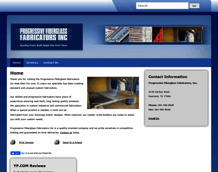 Progressivefiberglassfabricators.com thumbnail