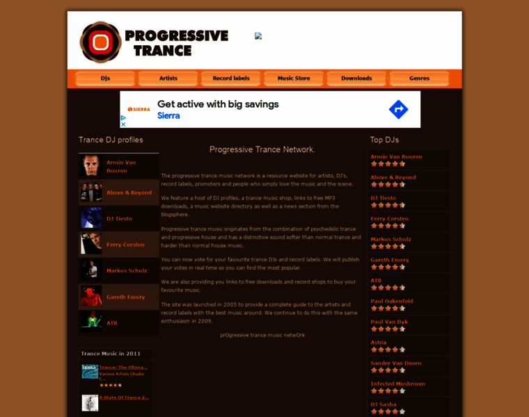 Progressivetrance.net thumbnail