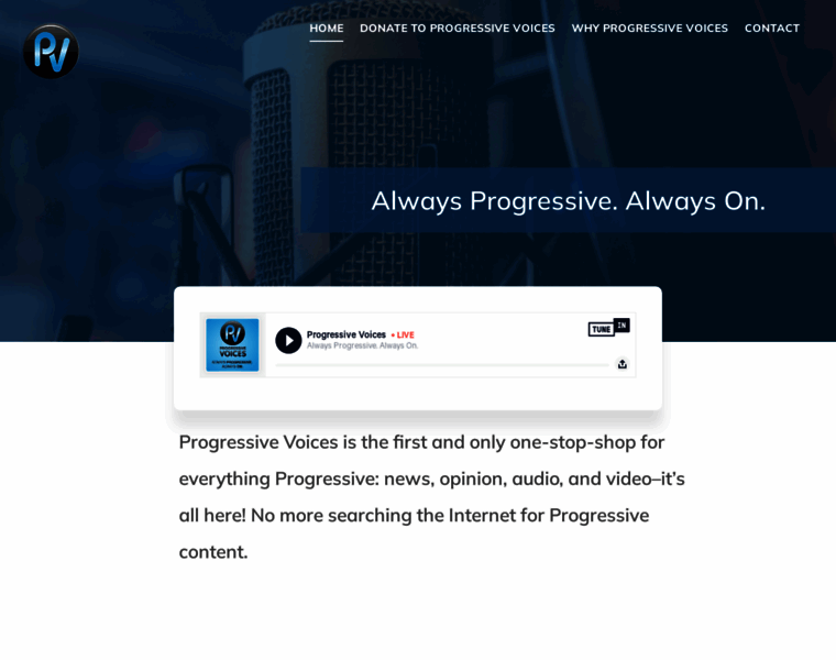 Progressivevoices.com thumbnail