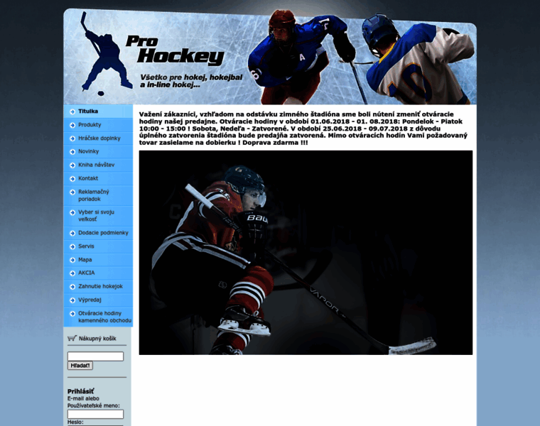 Prohockeyshop.sk thumbnail