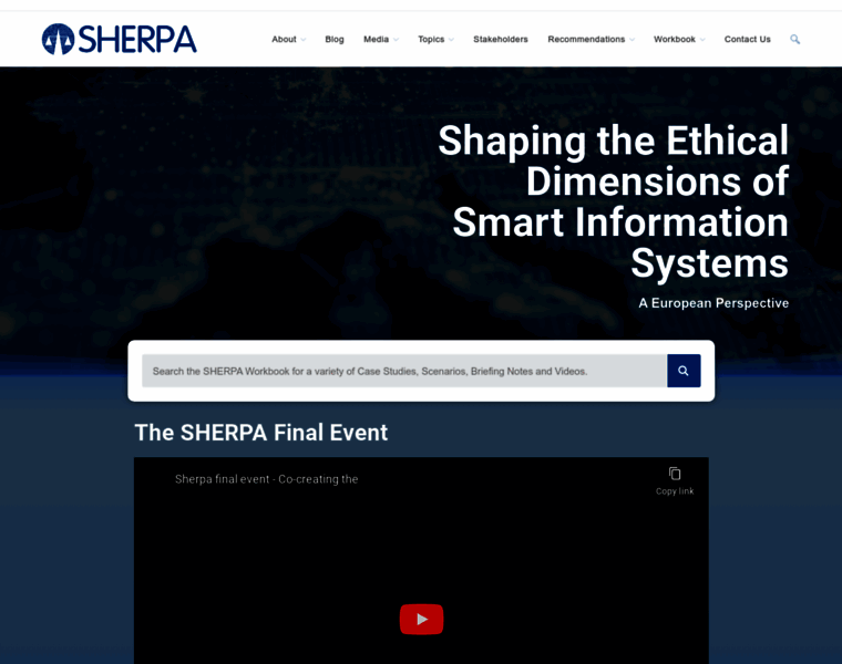 Project-sherpa.eu thumbnail