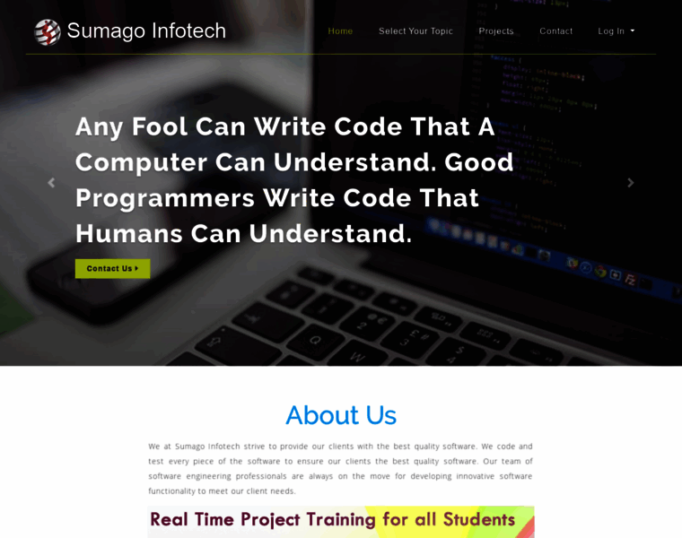 Project.sumagoinfotech.com thumbnail