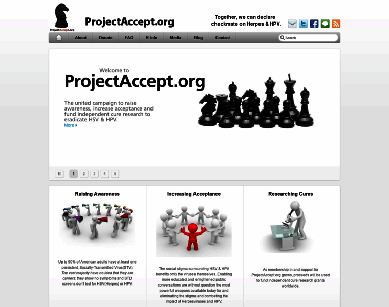 Projectaccept.org thumbnail
