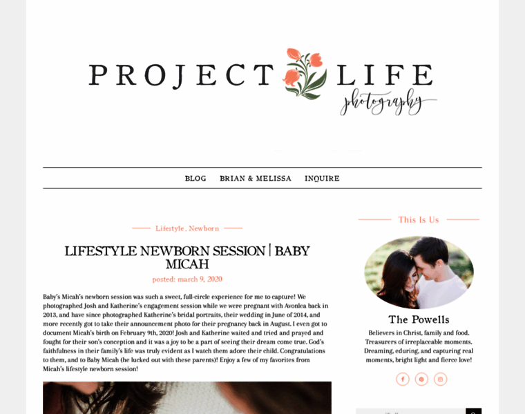 Projectlifephotography.com thumbnail
