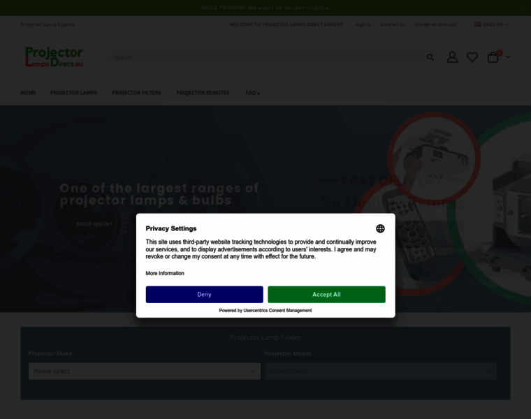Projectorlampsdirect.eu thumbnail