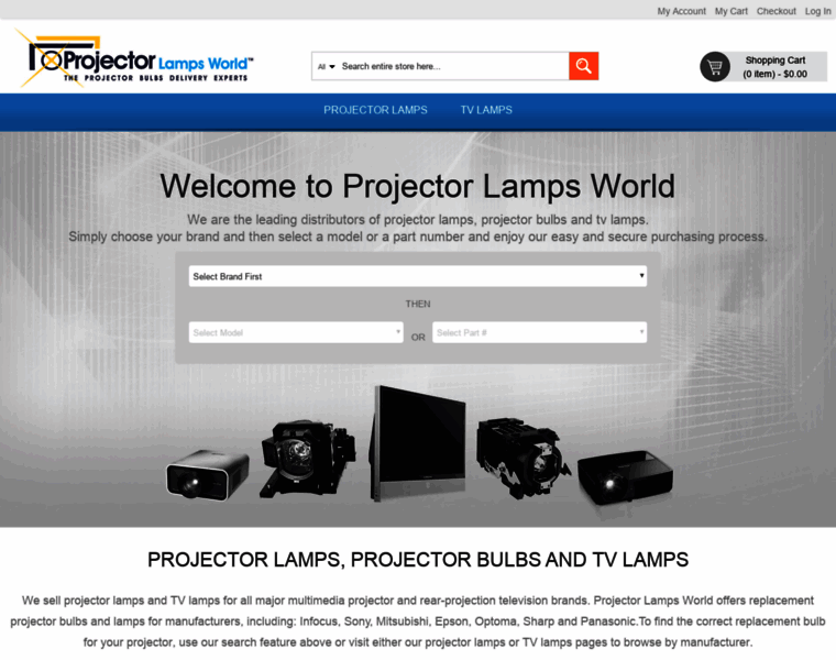 Projectorlampsworld.com thumbnail