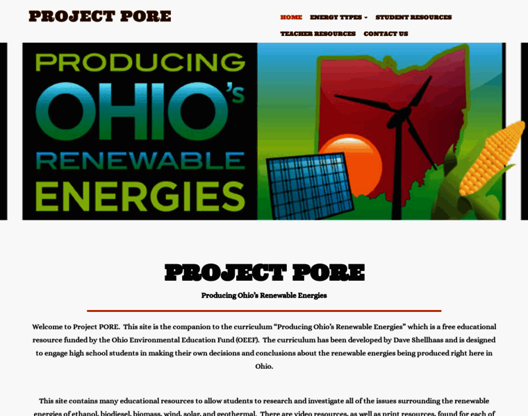 Projectpore.org thumbnail
