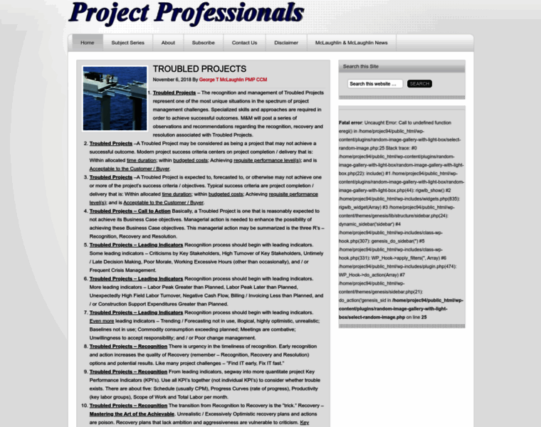 Projectprofessionals.org thumbnail