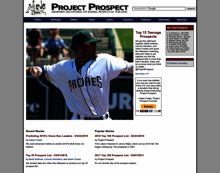 Projectprospect.com thumbnail