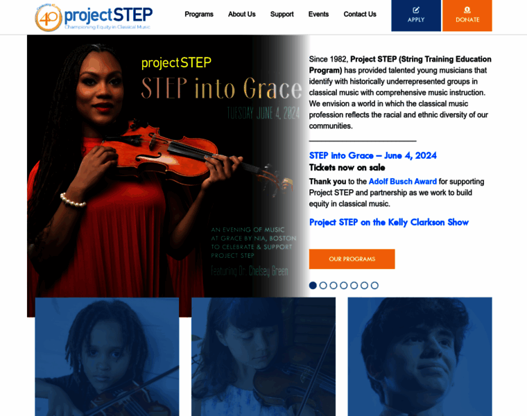 Projectstep.org thumbnail