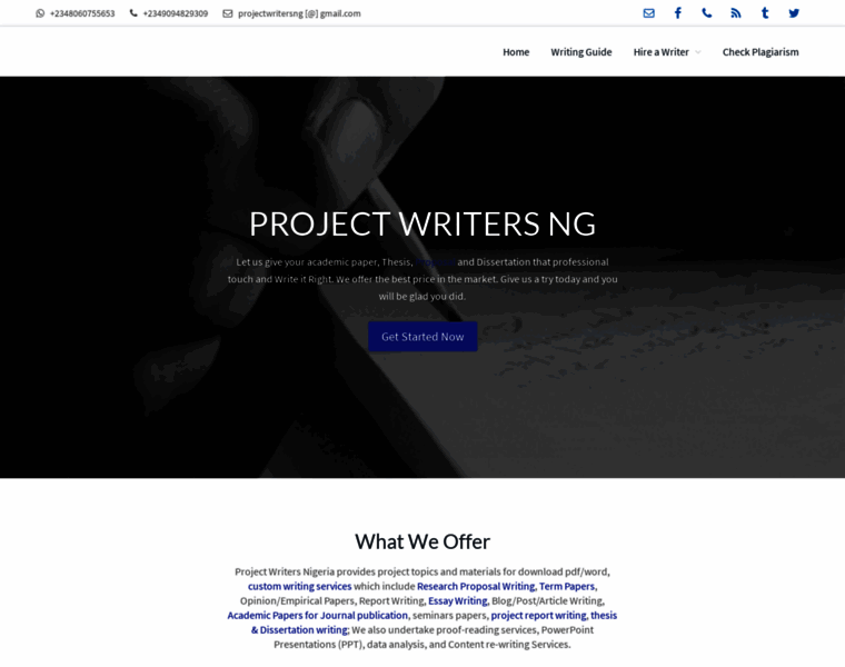 Projectwriters.com.ng thumbnail