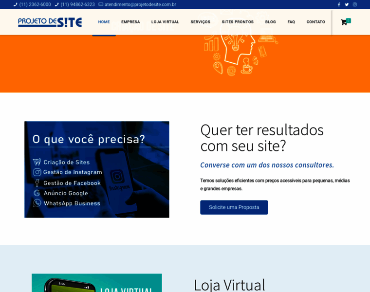 Projetodesite.com.br thumbnail