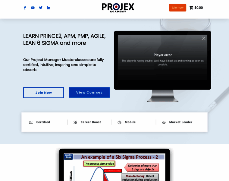 Projex.com thumbnail