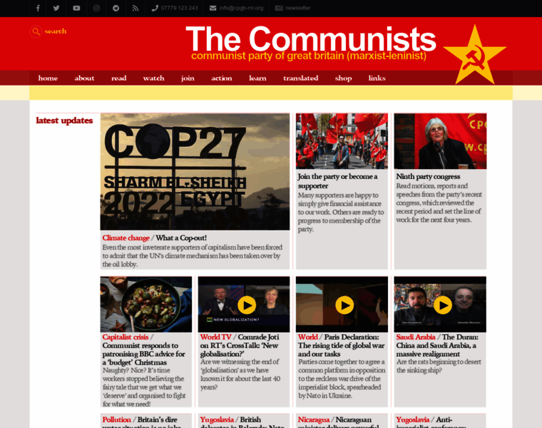 Proletarianonline.org thumbnail