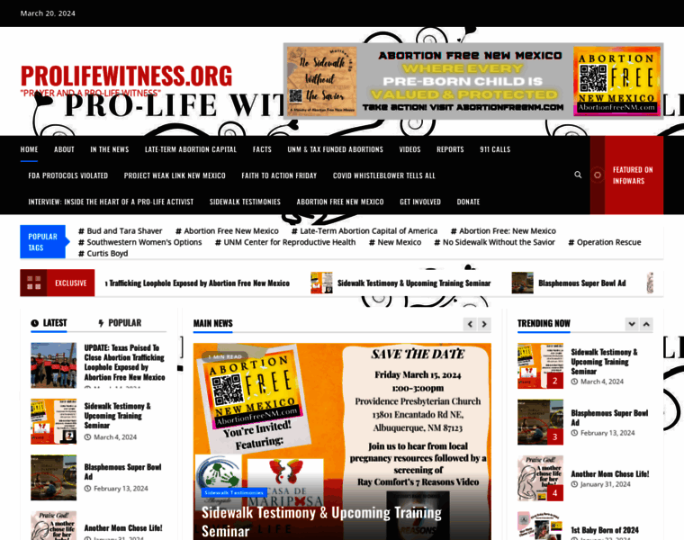 Prolifewitness.org thumbnail
